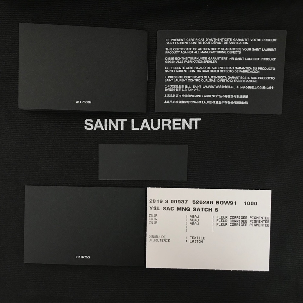 ✨SOLD✨2019 Saint Laurent Small Monogramme Envelope - Picture 4 of 8